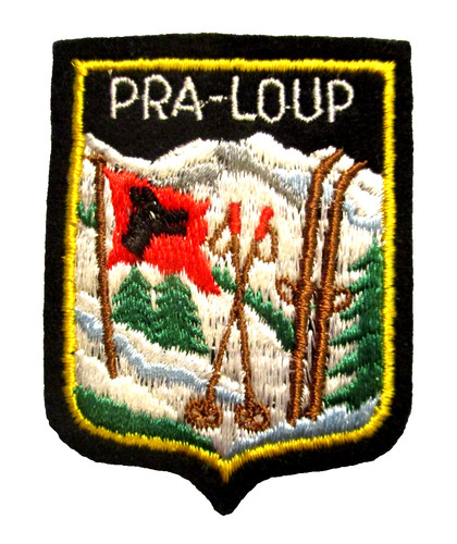 Ecusson pra loup alpes - ecusson, pra-loup♦️