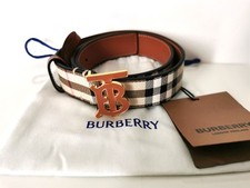 BURBERRY CEINTURE TB TOILE ET