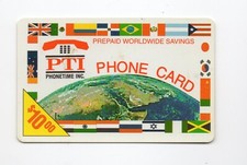 Télécarte (carte téléphonique) ETATS UNIS 1995 - PTI Phone Card Prépayée 10$
