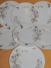 Série de 7 assiettes plates