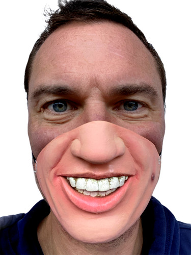 Drôle dents masque demi - drôle,