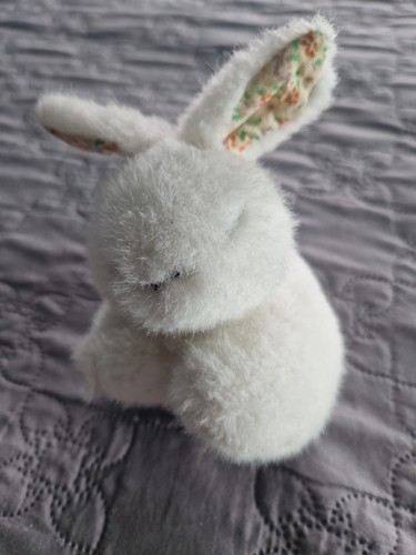 Petit lapin blanc boule - blanc,