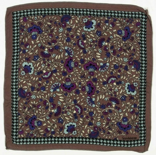 Foulard vintage poche - foulard,