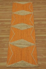 Indien Main Tressé Orange