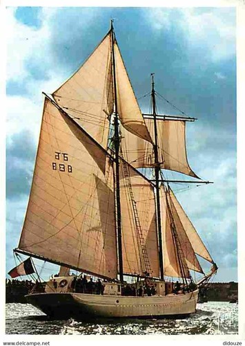 Carte postale bateaux - carte,