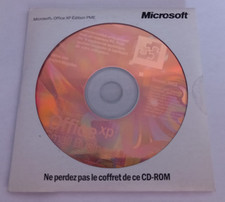 CD Microsoft Office XP 2002 PME SBE – 2 CD + Licence clé FR OEM vintage