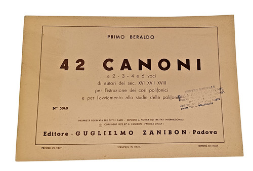 Canons et 6 voix - canons, 4