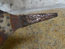 Soufflet de cheminée Ancien en bois clouté