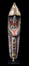 Minja figure, waskuk hills, Kwoma, oceanic tribal art, Papua New Guinea