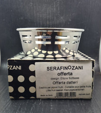 Serafino Zani Panier Fruit Acier Inoxydable 18/10 Design Ettore Sottssas Ø