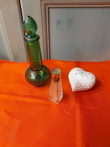 Lot flacons avon bougeoir - lot,