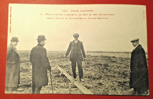 Carte postale aviation pau - pau,