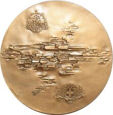 O6470 Coffret Médaille SNCF Electrification Paris Marseille Octobre 1962 FDC