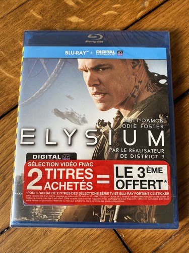 Blu ray elysium neuf - blu-ray,