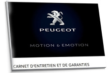 Carnet d'entretien français Peugeot 2015-2017