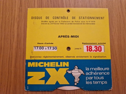 Disque stationnement michelin - disque,