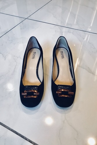 Michael kors black suede flat - black,