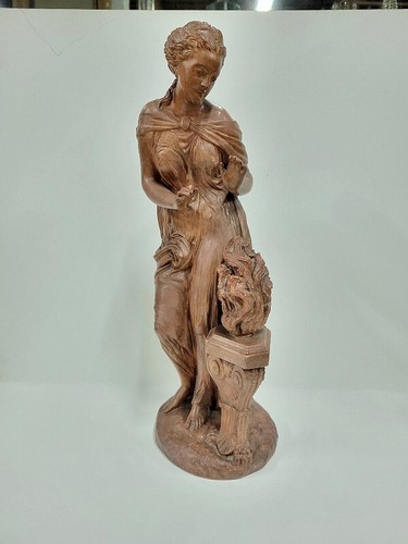 Statue terre cuite - statue,