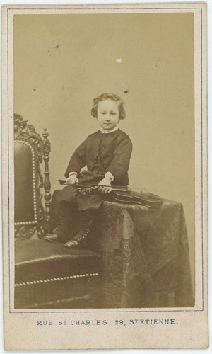 Cdv circa 1865 enfant avec - circa,