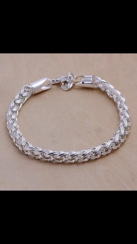 Bracelet argent 925 - homme, neuf