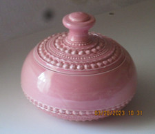 CERAMIQUE PICHON UZES  ANCIENNE BOITE BONBONNIERE FRISE PERLEE   - BE