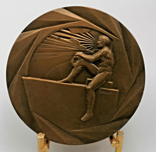 Medaille bronze art deco - medaille,