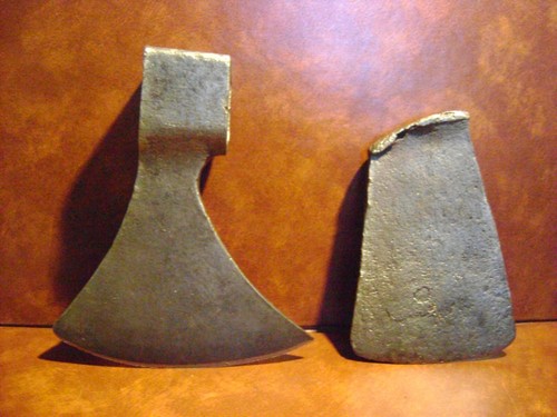 Outil ancien fer hache de - ,,