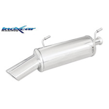 Silencieux Inox Inoxcar Peugeot 206 1.6 16v XS - sortie ovale 120x80mm