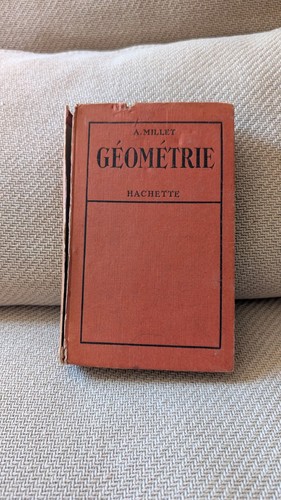 Ancien manuel maths - , millet