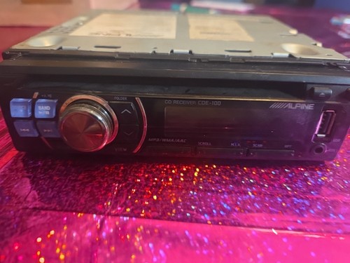 Alpine cde 100 player and - alpine,