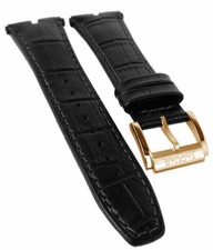 Jaguar Executive Bracelet Montre Empreinte Croco Cuir Noir > J859/1 J859