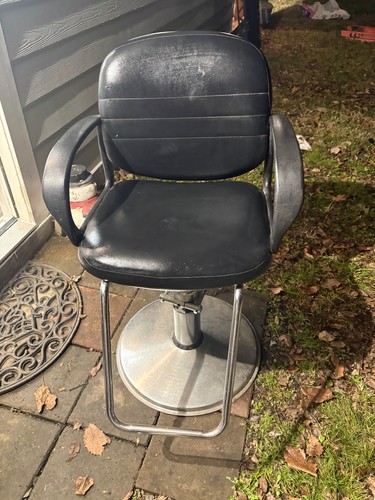Used black salon furniture - , &