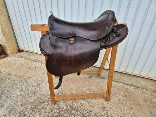 Selle cheval militaire - selle, de