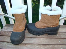 THERMOLITE BROWN LEATHER SUEDE