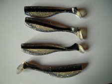 leurre souple Markor Swimmer Shad 10cm Shining Black