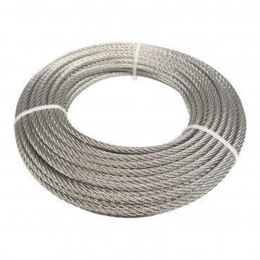 Cable diamètre 6mm - 6mm, inox