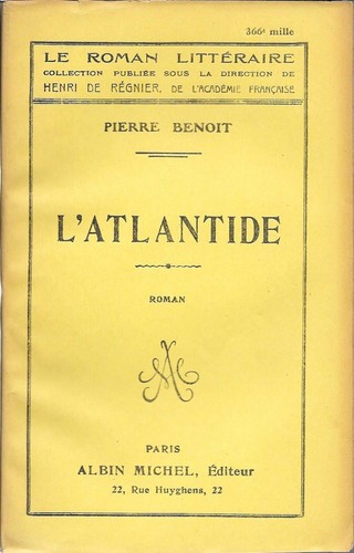 Atlantide pierre benoit - atlantide,