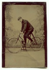 Ferrotype Tintype - Vélo Bike