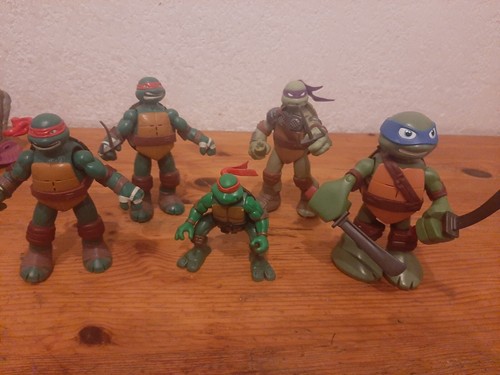Lot figurines tortues ninja - lot,