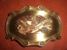 HARLEY VINTAGE EAGLE 75TH ANNIVERSARY YEAR 1978 RAINTREE BELT BUCKLE RIGHT 2RIDE
