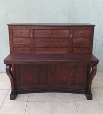 Meuble de rangement piano style Empire en acajou