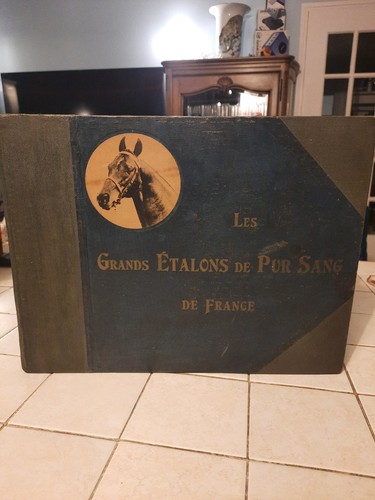 Livre ancien chevaux course - ancien,