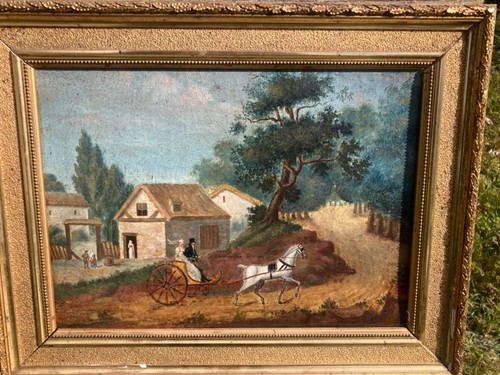 Tableau ancien t mariage - tableau, -h/t