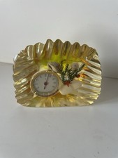 baromètre à Poser Inclusion Coquillage vintage An 60's 70's Vintage Déco Rétro