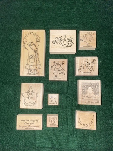 Christmas rubber stamps - stamps,
