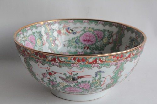 Bol punch porcelaine canton - à,