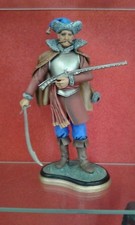 figurine cavalier Croate en résine peinte 120 mm 