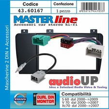 Cadre D'Autoradio 2 din Volvo XC70 2000>2007 Cadre Iso Connecteur Iso Et Antenne