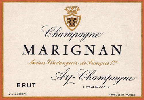 Etiquette champagne - etiquette,