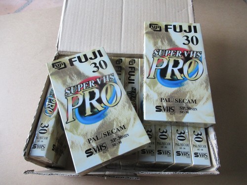 Cassettes super vhs - pro, 30